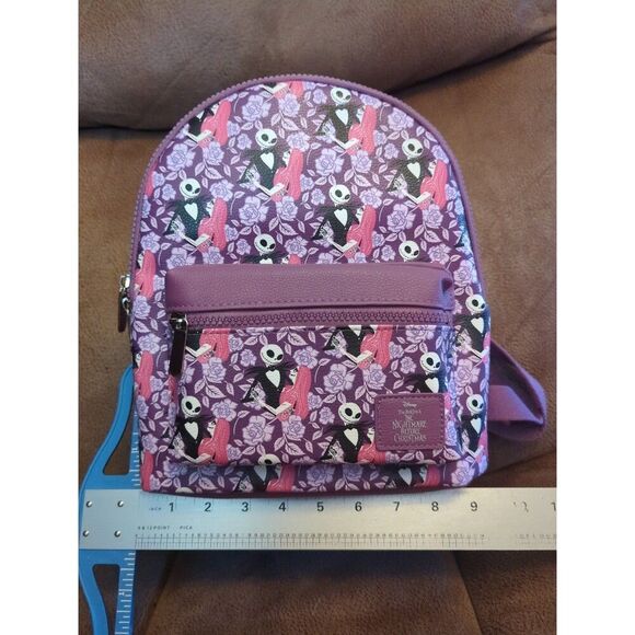 Mini Backpack  NBC Nightmare Before Christmas. Pink and purple Brand new BNWT - Picture 9 of 10